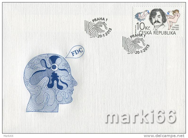Czech Republic - 2013 - Traditions Of Czech Stamp Production - Ivan Strnad, Czech Engraver  - FDC - FDC