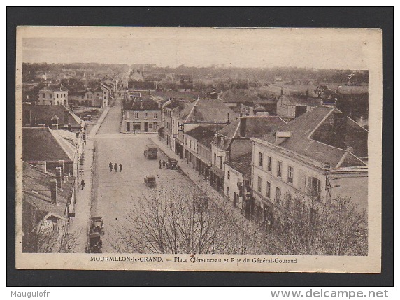 DF / 51 MARNE / MOURMELON-LE-GRAND / PLACE CLÉMENCEAU ET RUE DU GENERAL GOURAUD - Mourmelon Le Grand