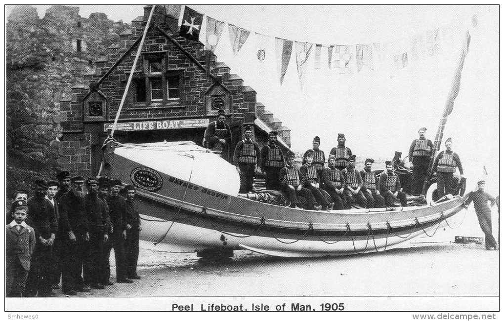 Postcard - Peel Lifeboat & Lifeboat Station, Isle Of Man. 28/1986 - LIMITED EDITION Of 500. - Otros & Sin Clasificación