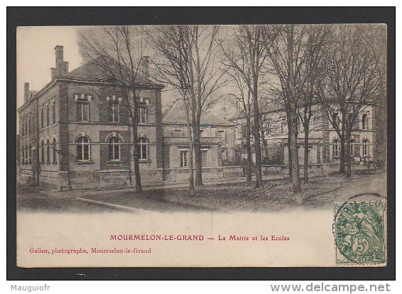 DF / 51 MARNE / MOURMELON-LE-GRAND / LA MAIRIE ET LES ÉCOLES - Mourmelon Le Grand