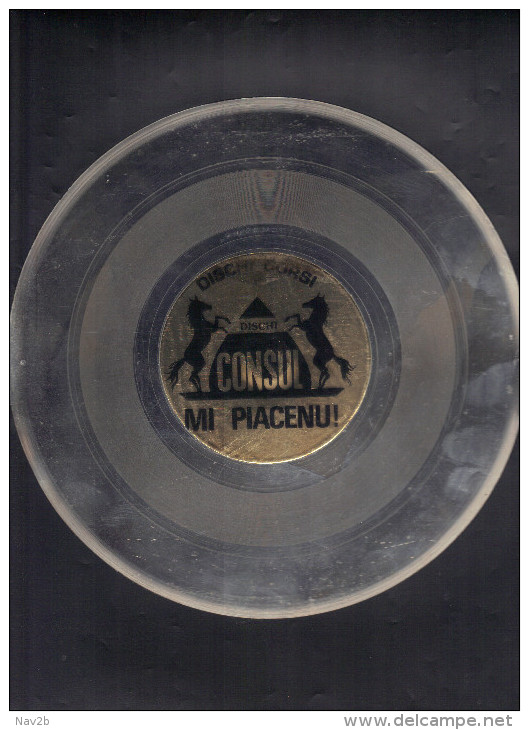 Corse. Simulacre D'un Disque D'Or Chromé . CONSUL , Dischi Corsi , Mi Piacenu . - 78 Rpm - Schellackplatten