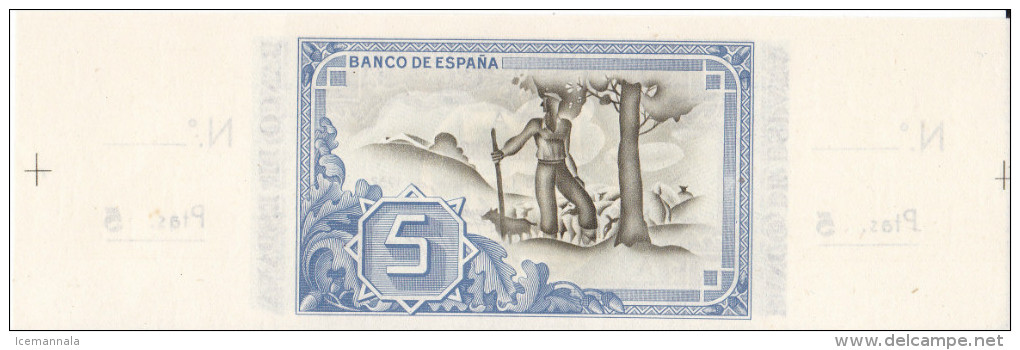 5 PTAS AÑO 1937 - 5 Peseten