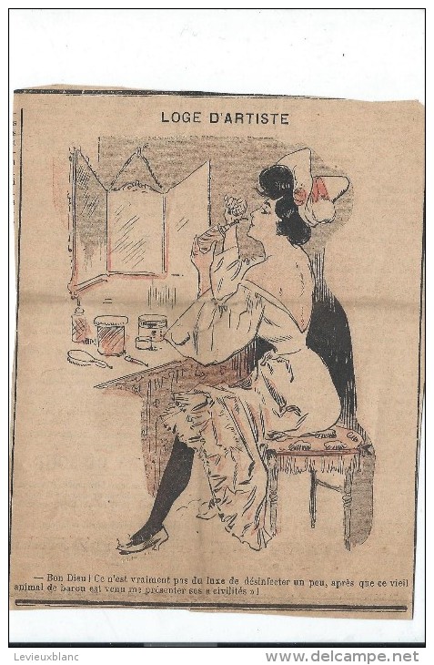 Revue satyrique/"Rire"?"Frou Frou"?"Pêle Mêle"?/Coupure de dessin Humoristique/Dessinateurs non identifés/1895-1905 ERO8