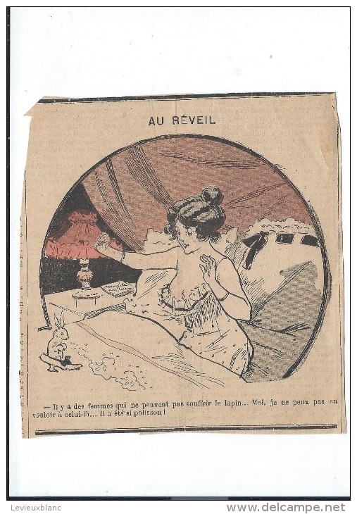 Revue satyrique/"Rire"?"Frou Frou"?"Pêle Mêle"?/Coupure de dessin Humoristique/Dessinateurs non identifés/1895-1905 ERO8