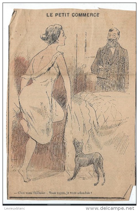 Revue satyrique/"Rire"?"Frou Frou"?"Pêle Mêle"?/Coupure de dessin Humoristique/Dessinateurs non identifés/1895-1905 ERO8