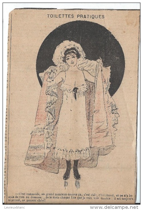 Revue satyrique/"Rire"?"Frou Frou"?"Pêle Mêle"?/Coupure de dessin Humoristique/Dessinateurs non identifés/1895-1905 ERO8