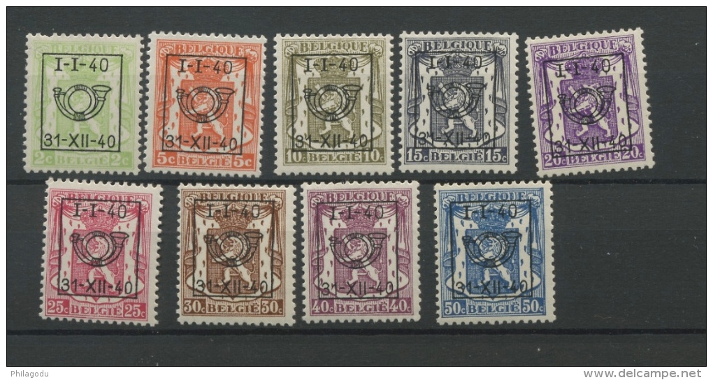 1-1-1940 **  Préos 18**   Cote2022 :  480,- Euro - Typos 1936-51 (Petit Sceau)