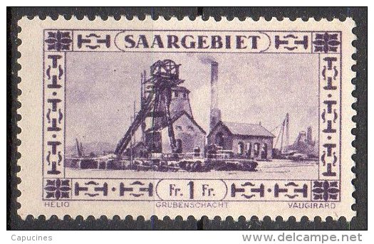 SARRE - 1927 "Occupation Française"  - N° 116* - Nuevos