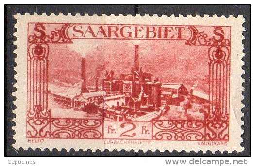 SARRE - 1927 "Occupation Française"  - N° 118* - Unused Stamps