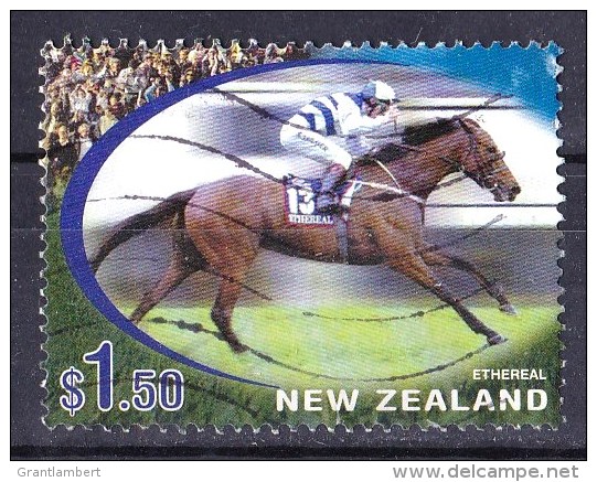 New Zealand 2002 Racehorses $1.50 Ethereal Used - Gebraucht