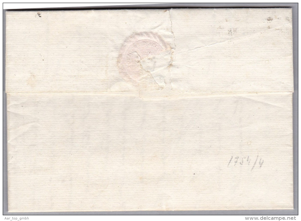 Heimat VD MOUDON 1825-09-25 Vorphila Brief Nach Lausanne - ...-1845 Prephilately