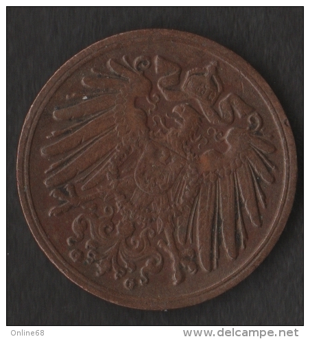 DEUTSCHES REICH  1 PFENNIG 1897 G   	KM# 10 Wilhelm II RAR - 1 Pfennig