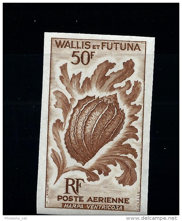 Océanie / WALIS & FUTUNA / Lot 979  : Essai De Couleur ND  N° Yvert PA 18   " Harpa "  Neuf Luxe  Prix Hors Compétition - Unused Stamps