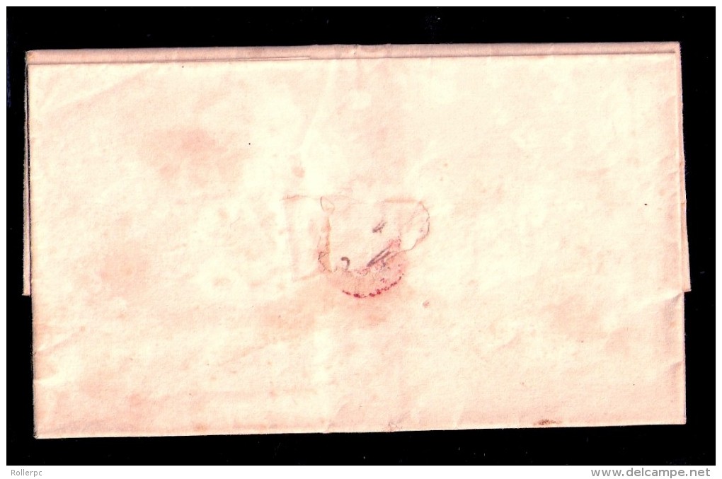 080457 STAMPLESS COVER - AGUSTA // JAN 7 // ME - 121/2 - 1837 TO [BUS]WORTH? - …-1845 Prephilately