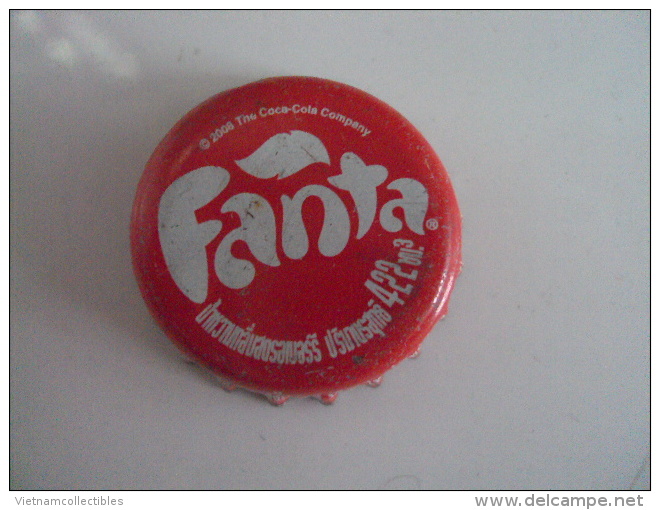 Cambodia Coca Cola Fanta Used Bottle Crown Cap / Kronkorken / Chapa / Tappi - Mützen/Caps