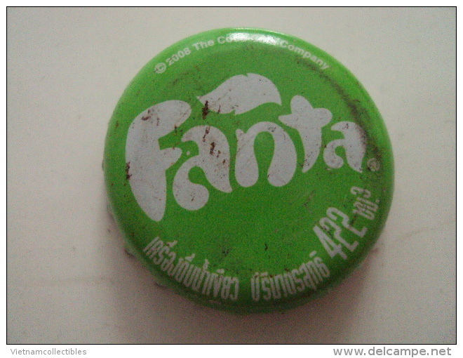 Cambodia Coca Cola Fanta Used Bottle Crown Cap / Kronkorken / Chapa / Tappi - Mützen/Caps