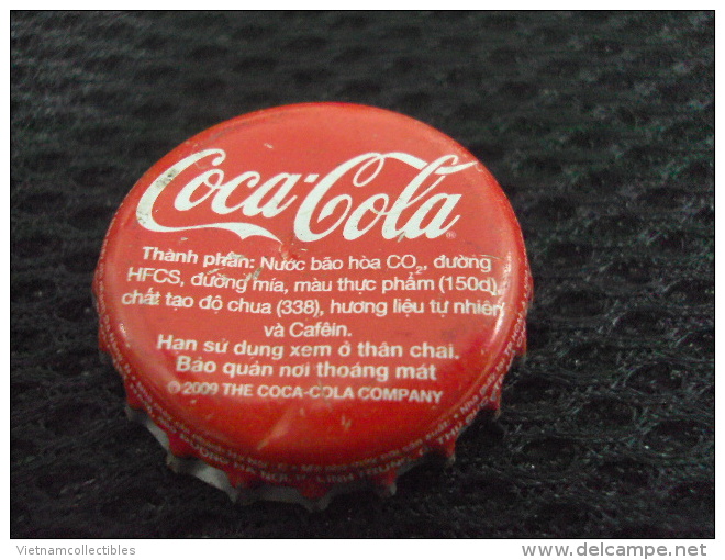 Vietnam Viet Nam Coca Cola Used Bottle Crown Cap  In 2009 / Kronkorken / Chapa / Tappi - Cappellini, Berretti, Visiere, …