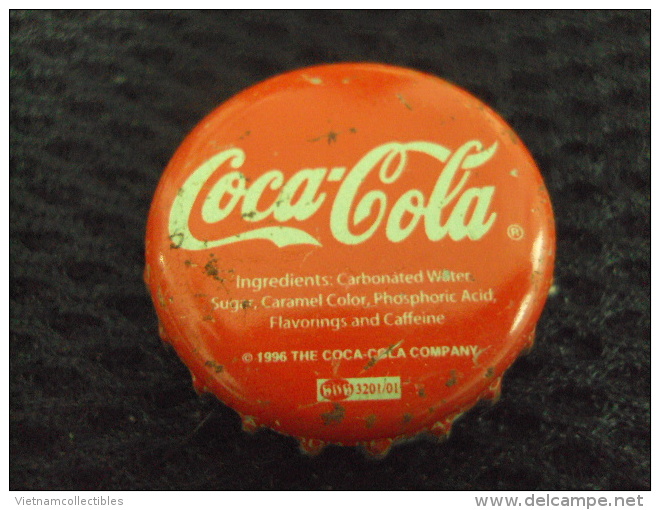 Vietnam Viet Nam Coca Cola Used Bottle Crown Cap 1996 / Kronkorken / Chapa / Tappi - Petten