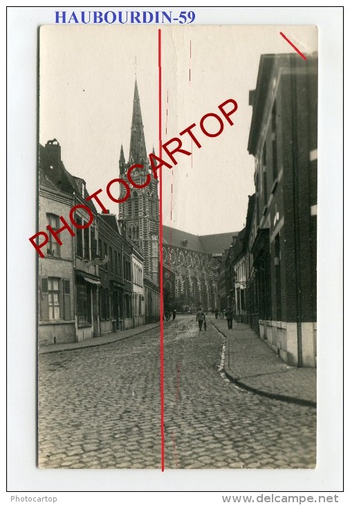 HAUBOURDIN-Carte Photo Allemande-Guerre 14-18-1WK-Frankreich-Fran Ce-59- - Haubourdin