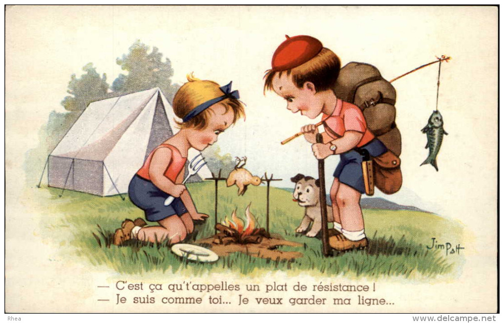 CAMPING - Tentes - Dessin De Jim PAT - Fantaisies Camping - - Sports D'hiver