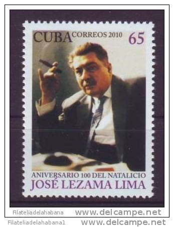 2010.73 CUBA 2010 MNH JOSE LEZAMA LIMA WRITTER. ESCRITOR. - Nuovi