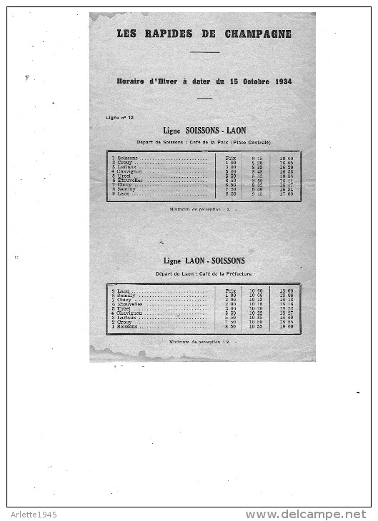 LES RAPIDES DE CHAMPAGNE   1934 - Autres & Non Classés