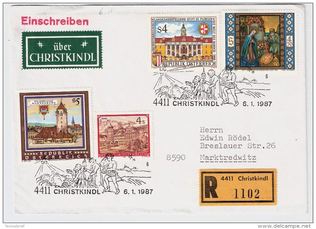 Österreich, Christkindl,  198, Reco-Brief , #1252 - Briefe U. Dokumente