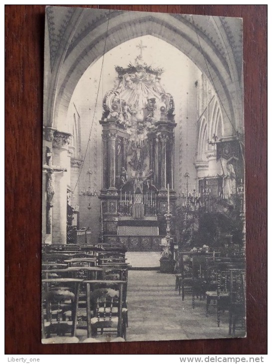 Binnenzicht Der Kerk St. Waldetrudis () Anno 1926 ( Zie Foto Voor Details ) - Herentals