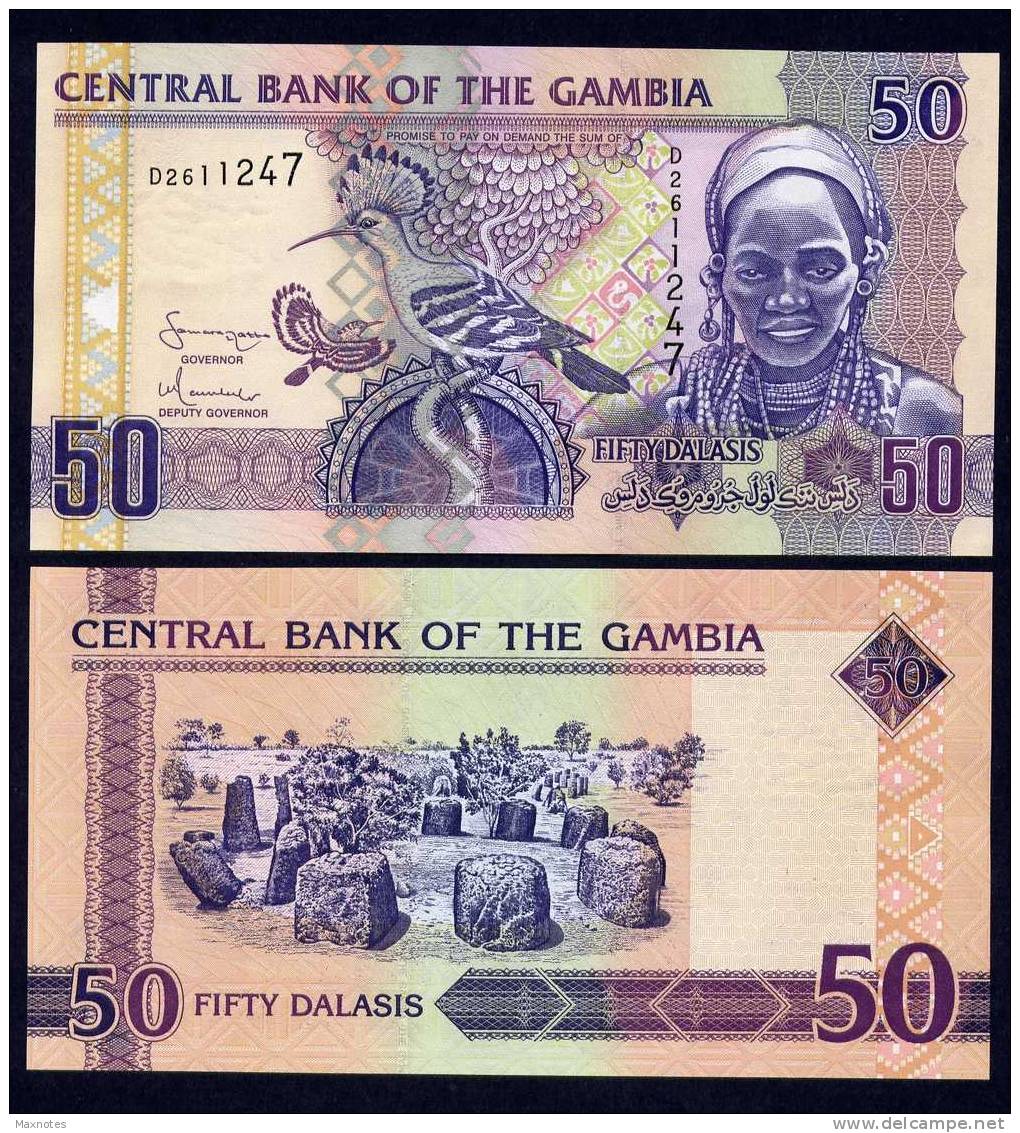 GAMBIA : Banconota 50 Delasis  - 2006 - FDS - Gambia