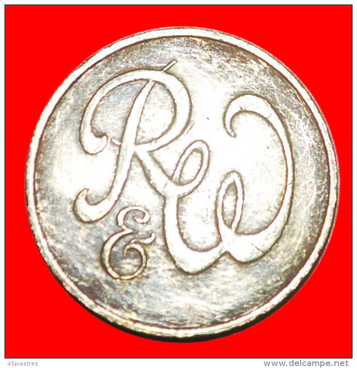 * PRE-DECIMAL CURRENCY! GREAT BRITAIN  6 PENCE R&W VENDING (1934-1970)! LOW START!  NO RESERVE! - Professionnels/De Société