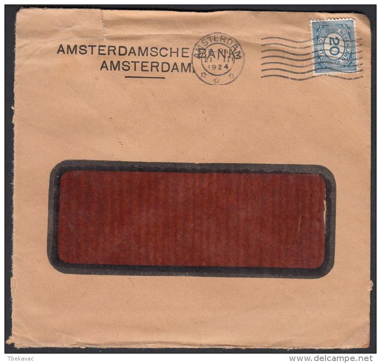 Netherlands 1924, Cover Amsterdam To Zagreb W./postmark Amsterdam - Lettres & Documents