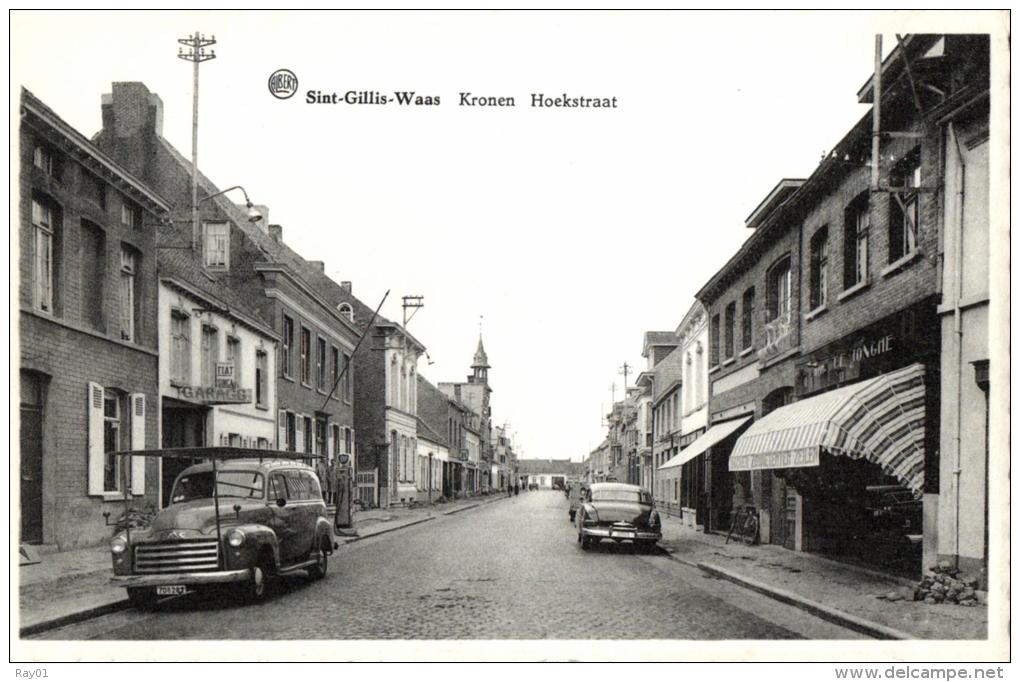 BELGIQUE - FLANDRE ORIENTALE - SINT-GILLIS-WAAS - SAINT-GIILES-WAES - Kronen - Hoekstraat. - Sint-Gillis-Waas