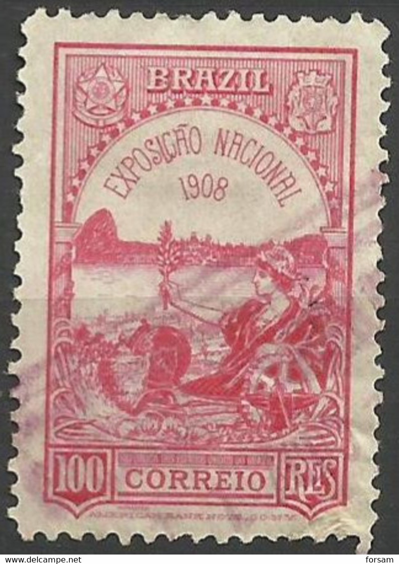 BRAZIL..1908..Michel # 178...used. - Gebruikt