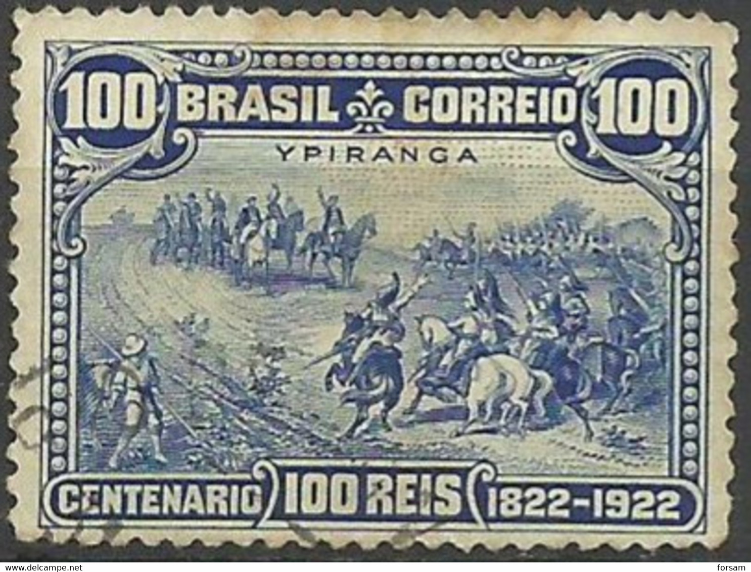 BRAZIL..1922..Michel # 245...used. - Oblitérés