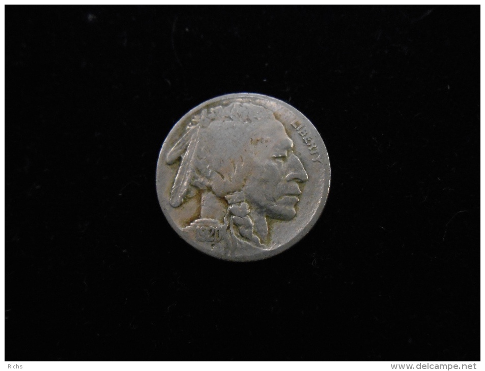 1920 Buffalo Nickel - 1913-1938: Buffalo