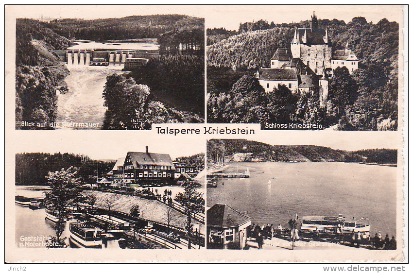 AK Zschopau - Talsperre Kriebstein - Mehrbildkarte - 1940 (10587) - Zschopau