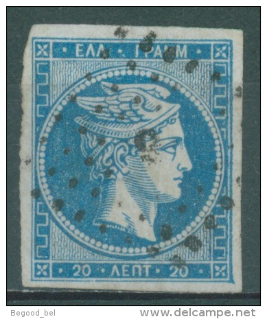GREECE  - 1861 -  USED/OBLIT. - HERMES MERCURE  - Mi 13II Yv 14 - Lot 10715 - Gebraucht