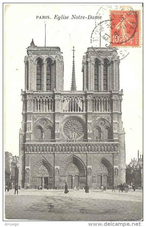 FRANCE. OLD POSTCARD. PARIS. NOTRE DAME. - Notre Dame De Paris