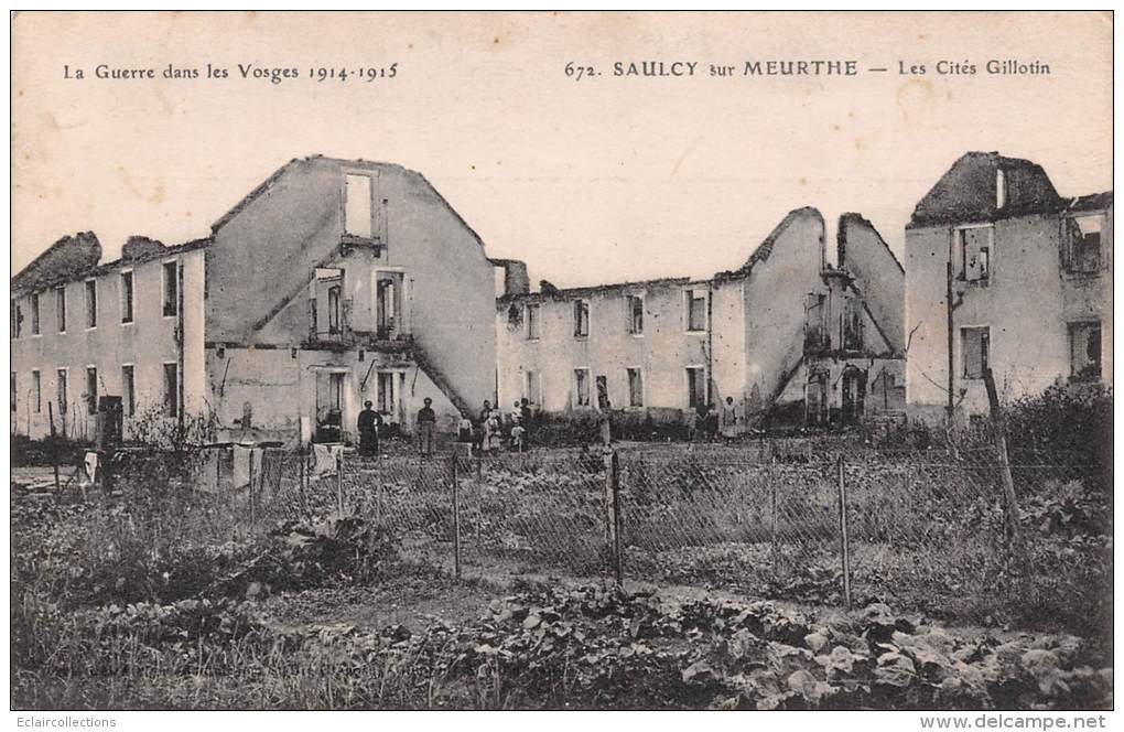 Saulcy Sur Meurthe    88    Les Cités Gillotins Pendant La Guerre 14/18 - Andere & Zonder Classificatie