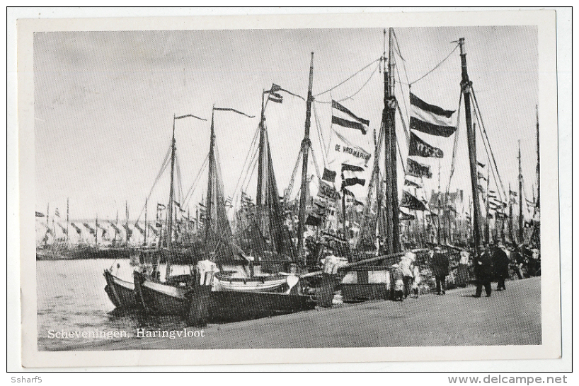 Scheveningen Haringvlot Fotokaart 1953 - Scheveningen