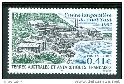 2003 TAAF Yvert 349 MNH** 124- - Unused Stamps