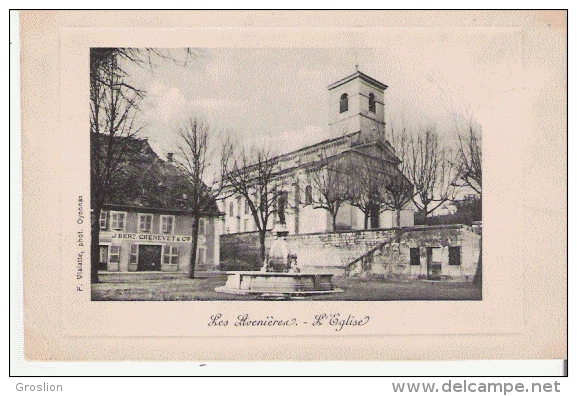 LES AVENIERES  L'EGLISE 1911 - Les Avenières