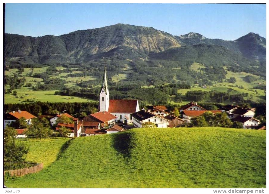 Torwang Am Samerberg Mit Hochries - Bayerische Alpen - Obb. 1145 - Formato Grande Viaggiata - Rosenheim