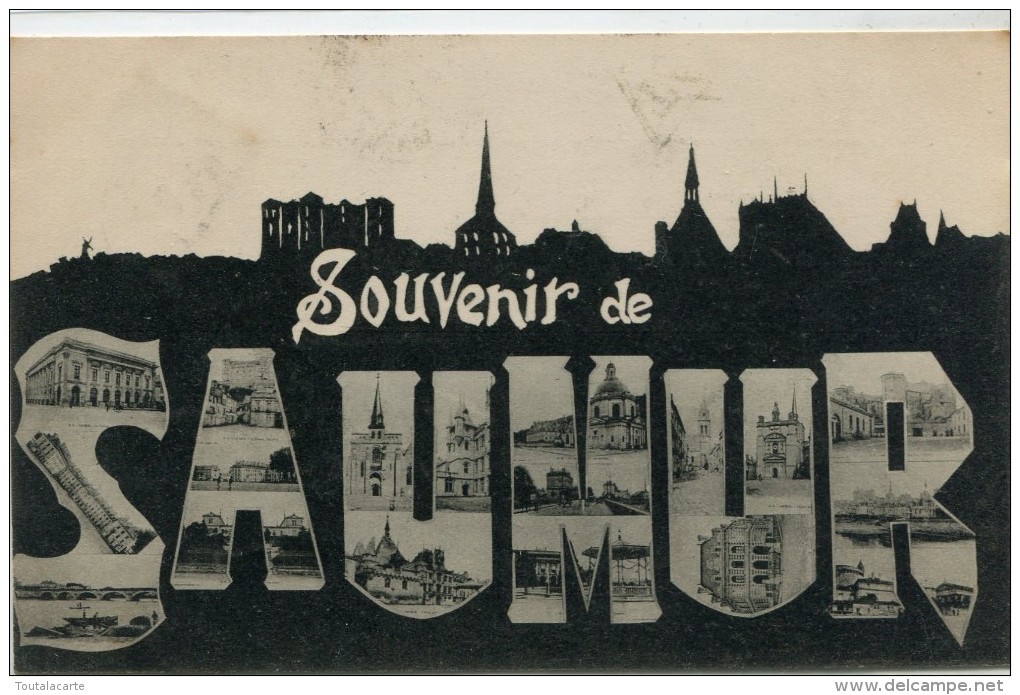 CPA 49  SOUVENIR DE SAUMUR 1905 - Saumur
