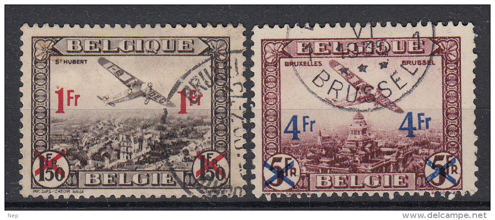 BELGIË - OBP - 1935 - PA 6/7 - Gest/Obl/Us - Cote 10,00€ - Autres & Non Classés