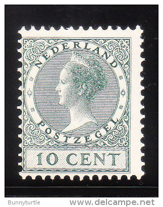 Netherlands 1924 Queen Wilhelmina 10c MLH - Unused Stamps