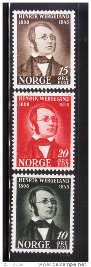 Norway 1945 Wergeland Poet &amp; Playwright Mint - Neufs