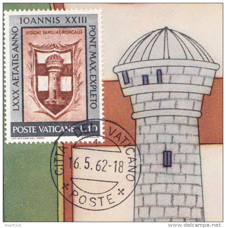 Poste Vaticane - Ioannis XXIII - 16-05-1962 - Vaticaanstad