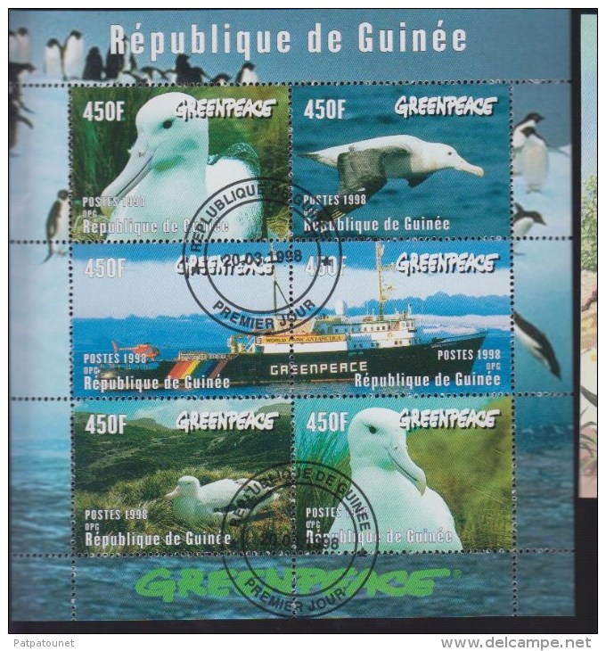 Guinée YV 1207/2 O 1998 Albatros - Marine Web-footed Birds