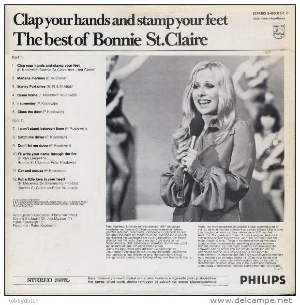 * LP *  BONNIE ST. CLAIRE - CLAP YOUR HANDS AND STAMP YOUR FEET (Holland 1973) - Disco, Pop